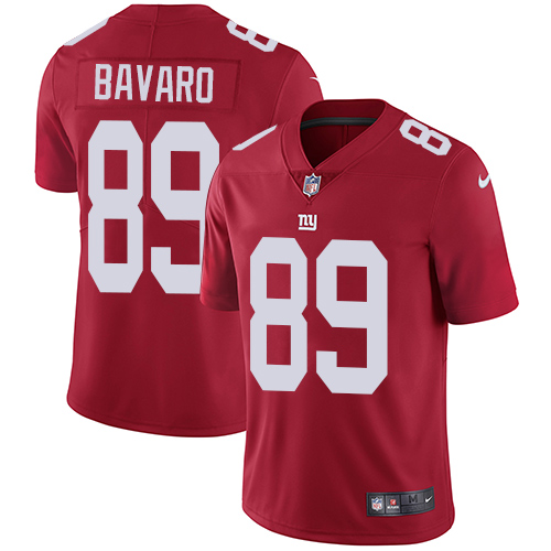 Nike Giants #89 Mark Bavaro Red Alternate Men's Stitched NFL Vapor Untouchable Limited Jersey